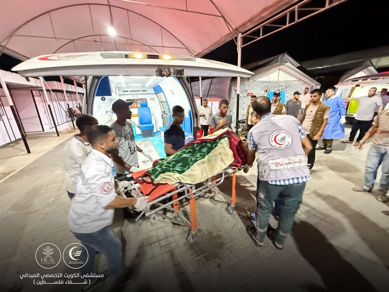 حمله پهپادی به چادر آوارگان در منطقه المواصی