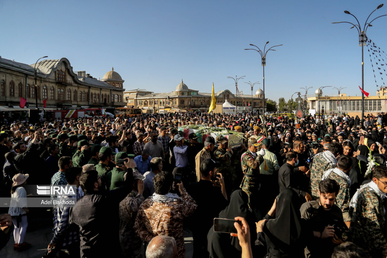 مراسم تشییع شهید گمنام