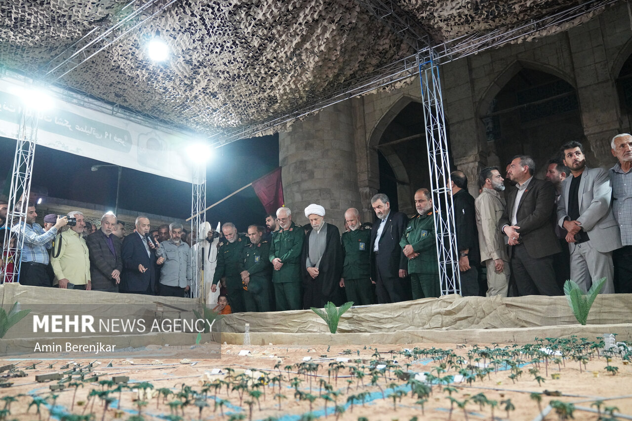 بزرگداشت شهدای لشکر ۱۹ عملیاتی فجر در شیراز