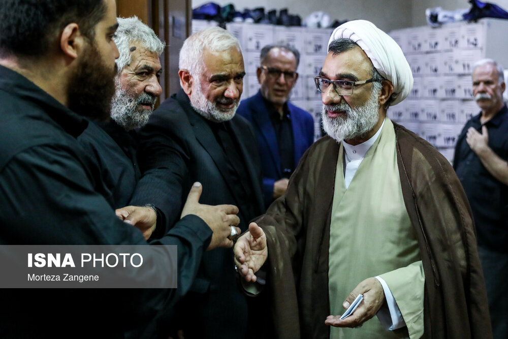 مراسم سالگرد شهادت اسماعیل هنیه و چهلم سردار ایزدی