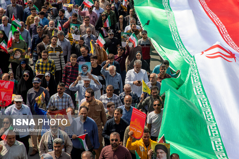 مراسم راهپیمایی روز قدس در اهواز