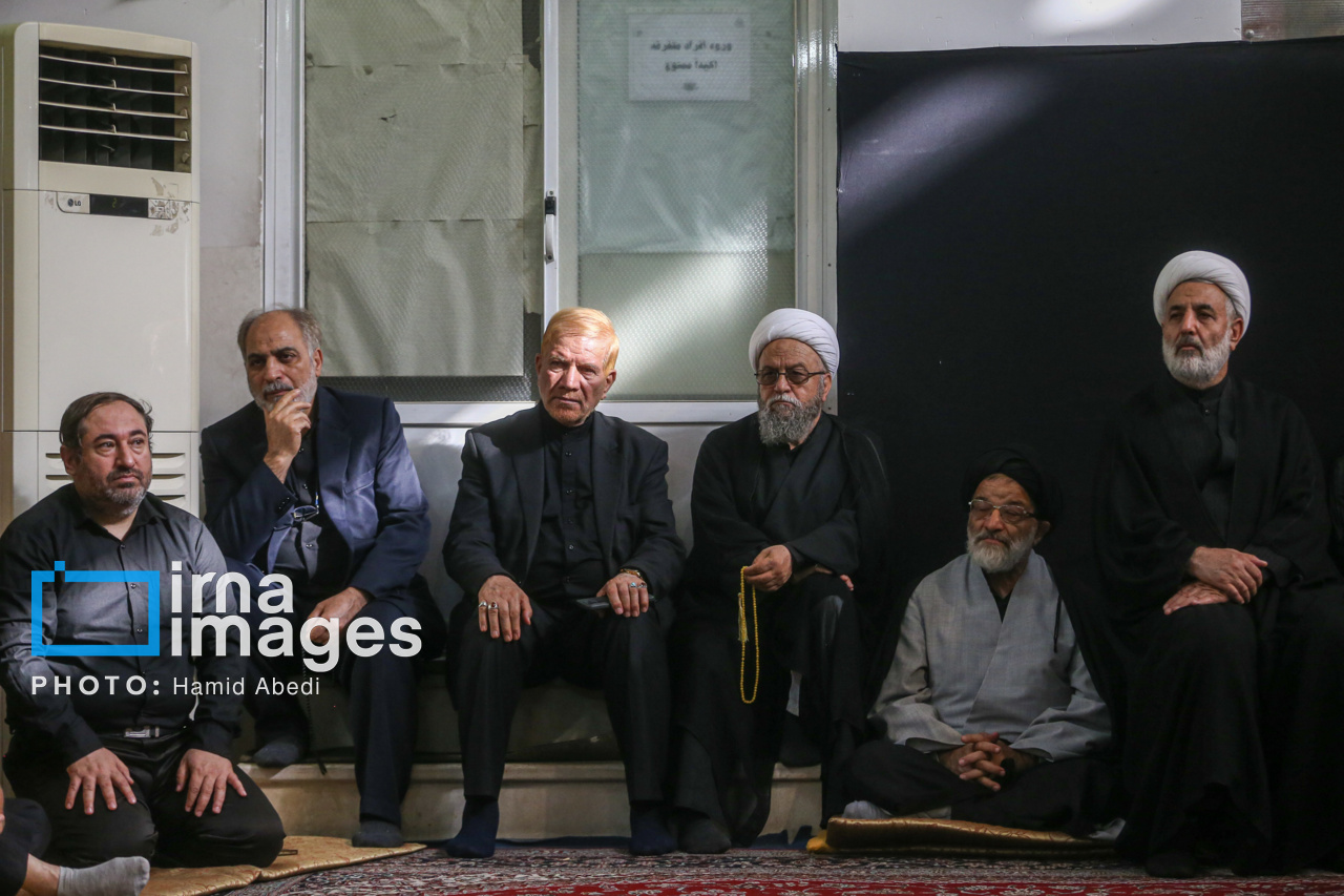 عزاداری مراجع تقلید قم در عاشورای حسینی