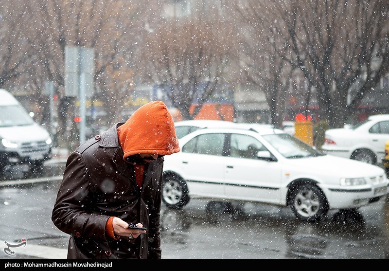 بارش برف در تهران