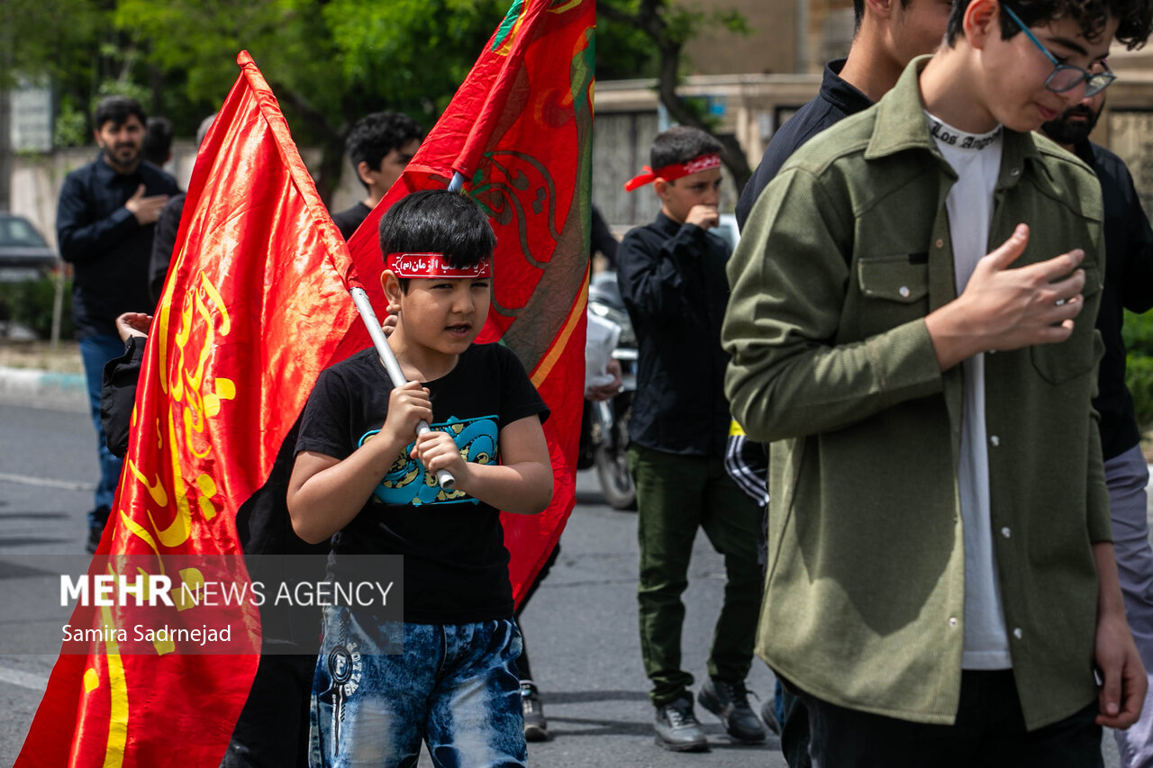 دسته عزاداری روز شهادت امام جعفر صادق (ع)