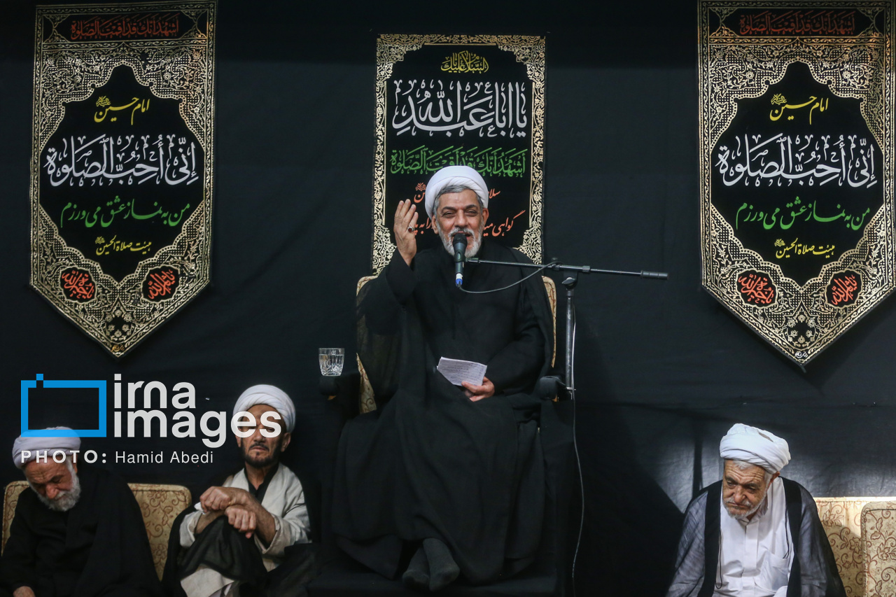 عزاداری مراجع تقلید قم در عاشورای حسینی