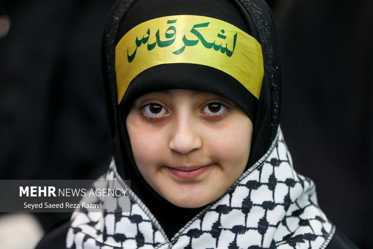 مراسم اربعین شهدای اقتدار ایران