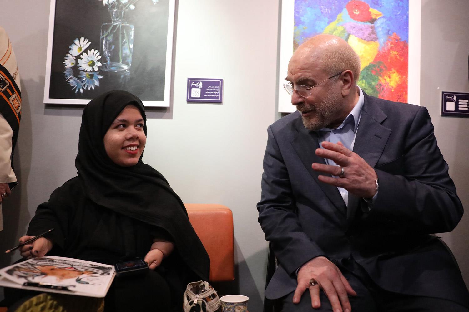 بازدید قالیباف از سومین جشنواره بین‌المللی همام