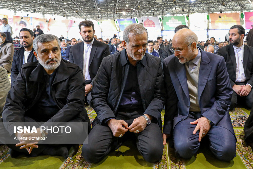 حضور مسئولین نظام در مراسم روز قدس در تهران