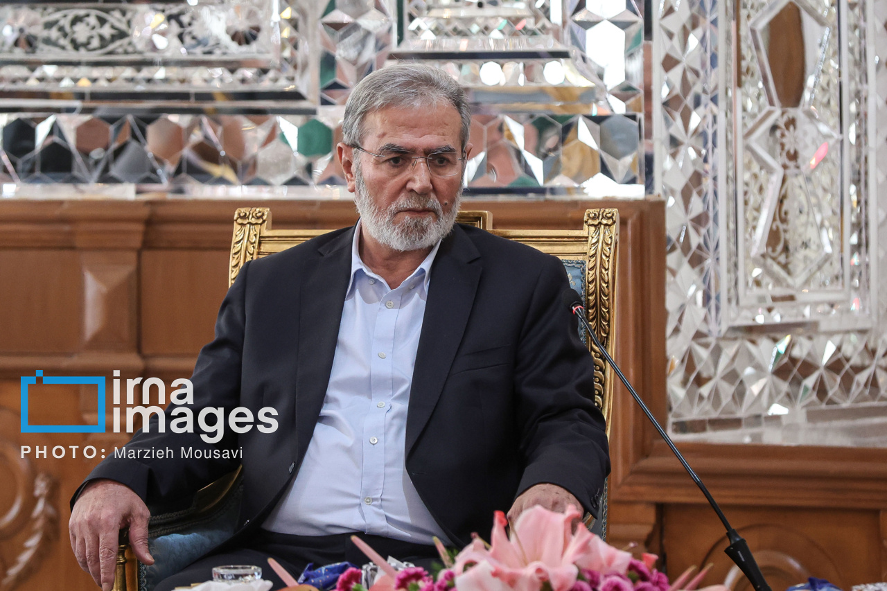دیدار دبیر کل جنبش جهاد اسلامی فلسطین با قالیباف