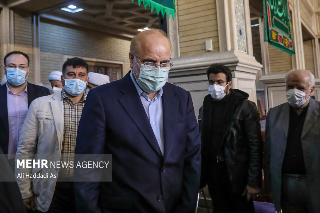 مجلس ترحیم آیت الله محسن مجتهد شبستری