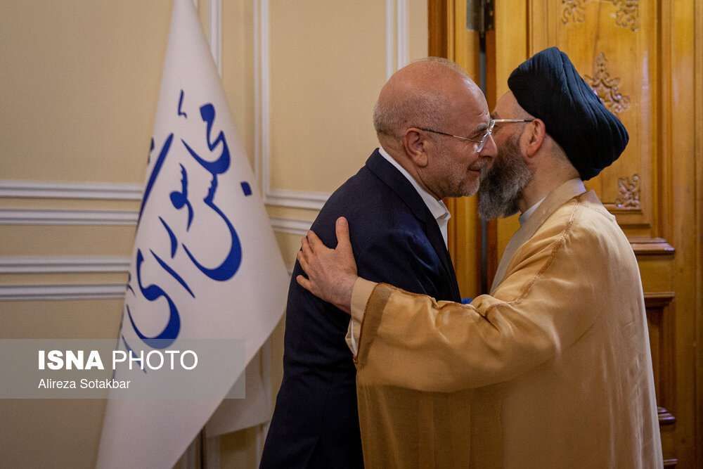 دیدار سیدعمار حکیم با رئیس مجلس