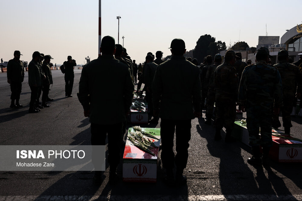 آیین استقبال از پیکرهای مطهر شهدای گمنام - مشهد