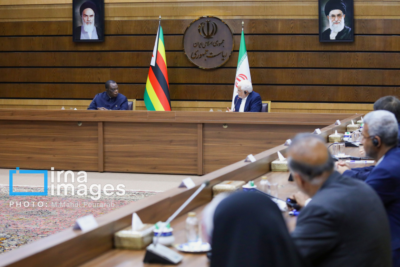 دیدار معاونین اول روسای جمهور ایران و زیمبابوه