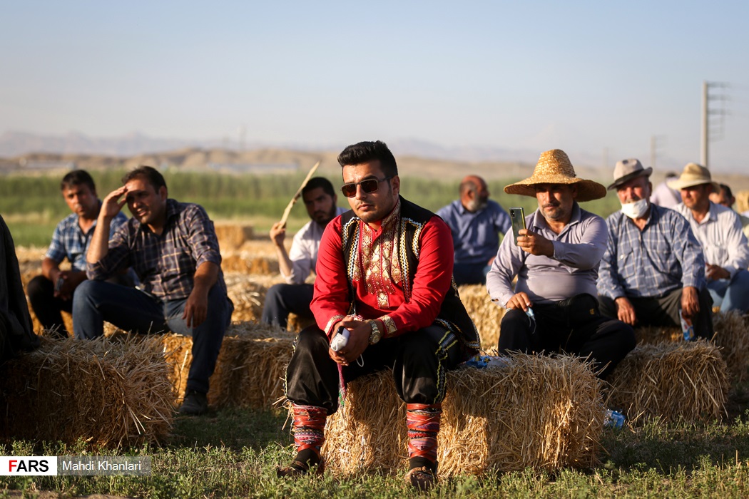 حضور سعید جلیلی درمیان کشاورزان شهر ری