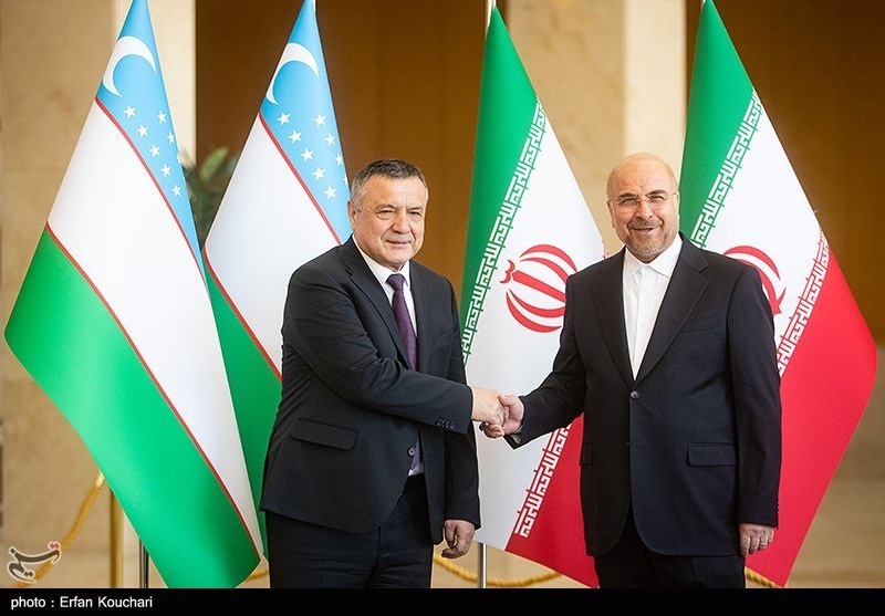  دیدار رئیس مجلس قانونگذاری ازبکستان با قالیباف