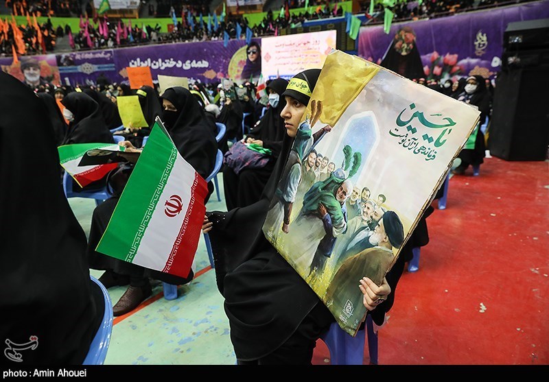 اجتماع بزرگ دختران حاج قاسم در ورزشگاه آزادی
