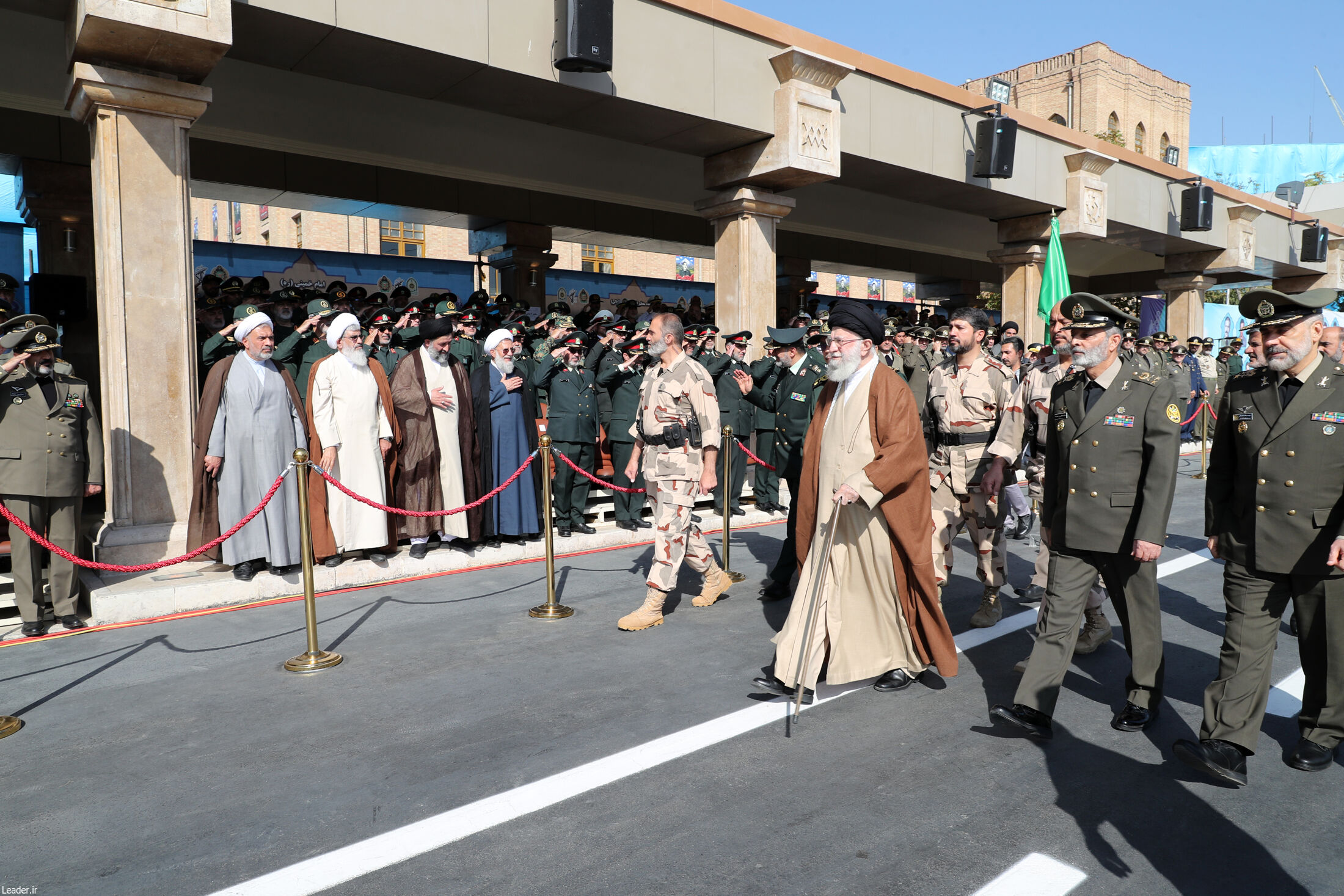 فرمانده کل قوا در مراسم مشترک دانش‌آموختگی