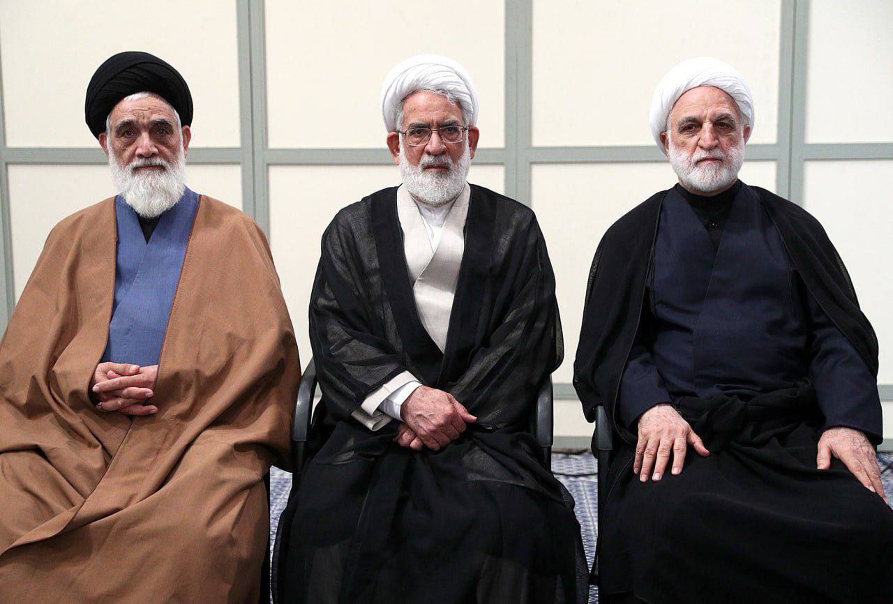 دیدار رئیس و مسئولان عالی قوه قضائیه  با رهبر انقلاب