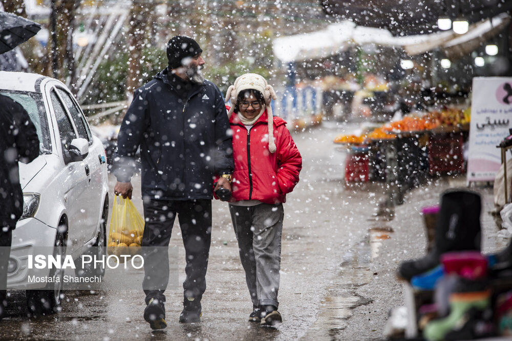 حال و هوای برفی ساری