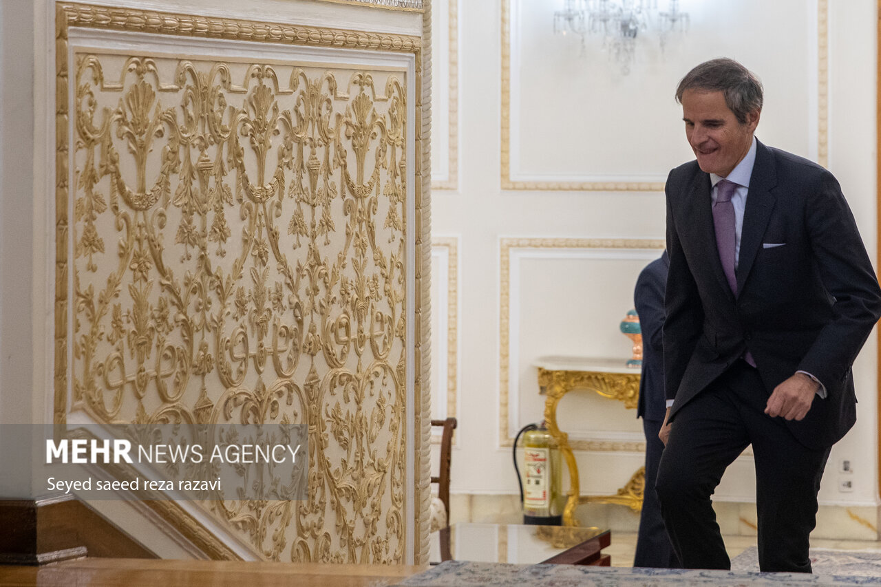 دیدار مدیر کل آژانس بین‌المللی انرژی اتمی با عراقچی