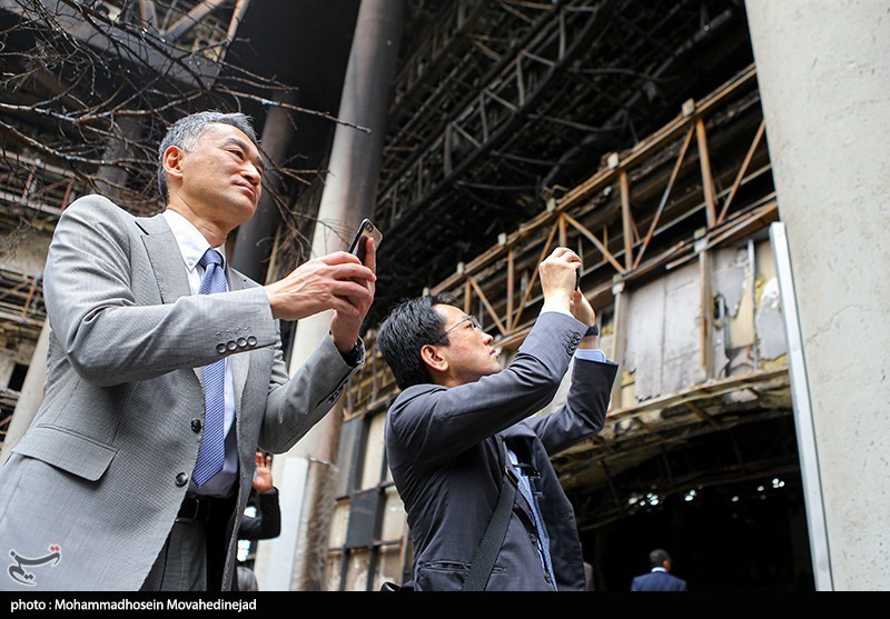 بازدید سفرا از ساختمان شیشه ای صداوسیما