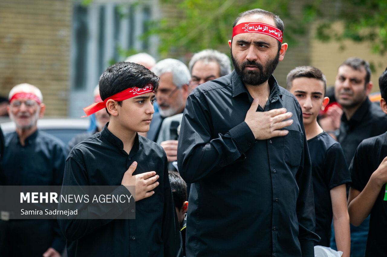 دسته عزاداری روز شهادت امام جعفر صادق (ع)