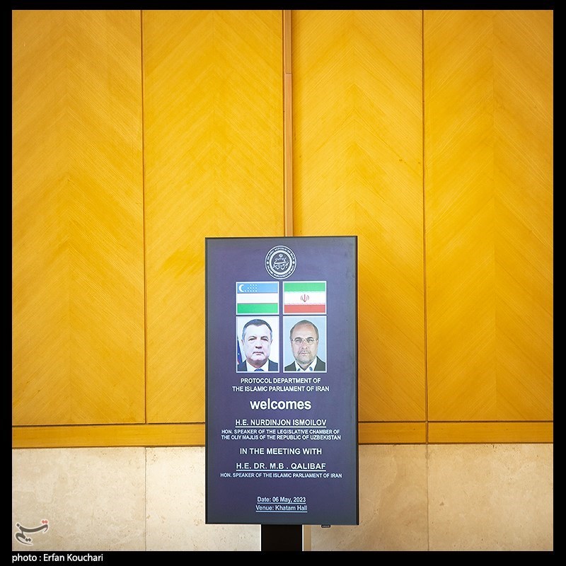  دیدار رئیس مجلس قانونگذاری ازبکستان با قالیباف