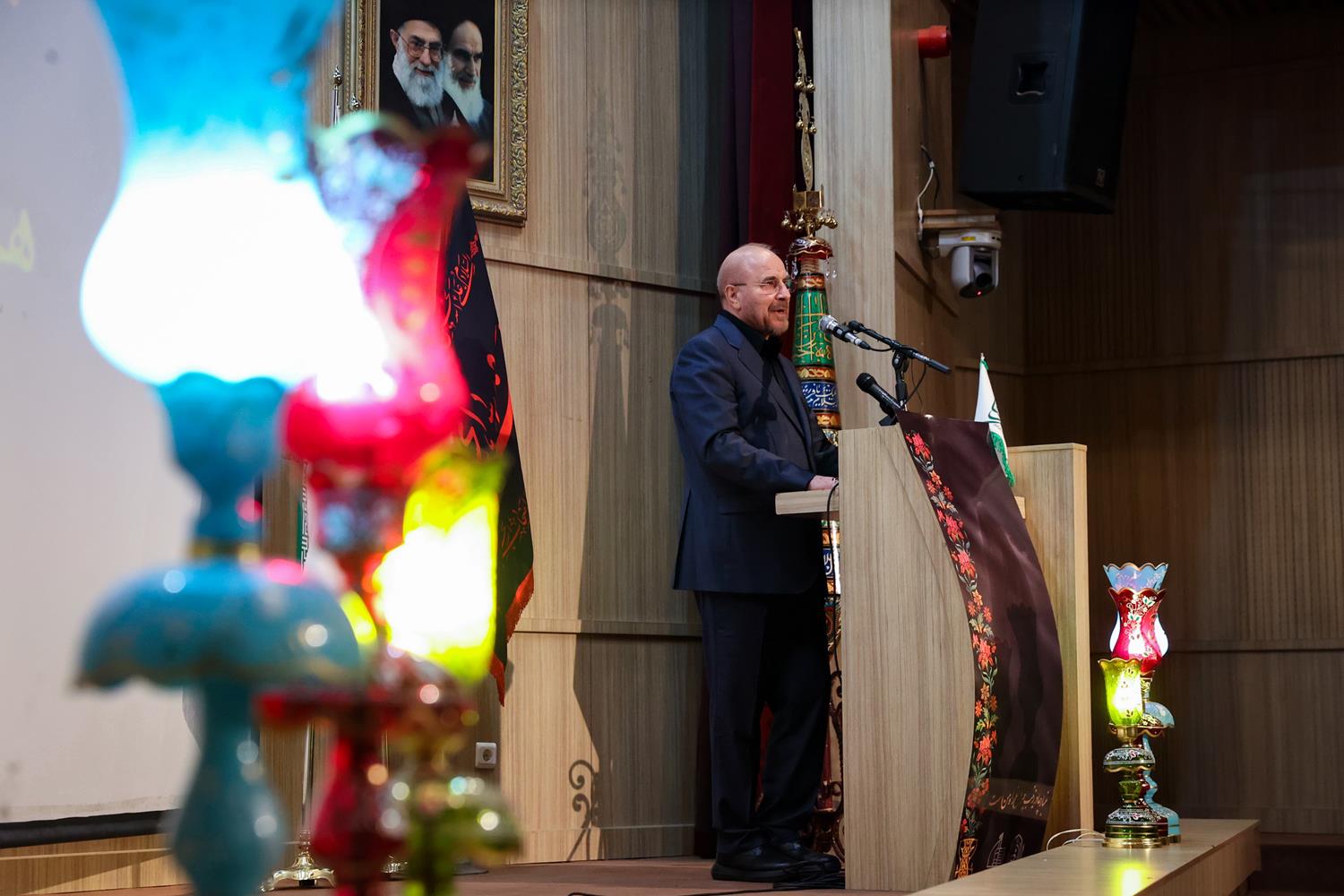 حضور قالیباف در جمع بانوان موکب­دار اربعین