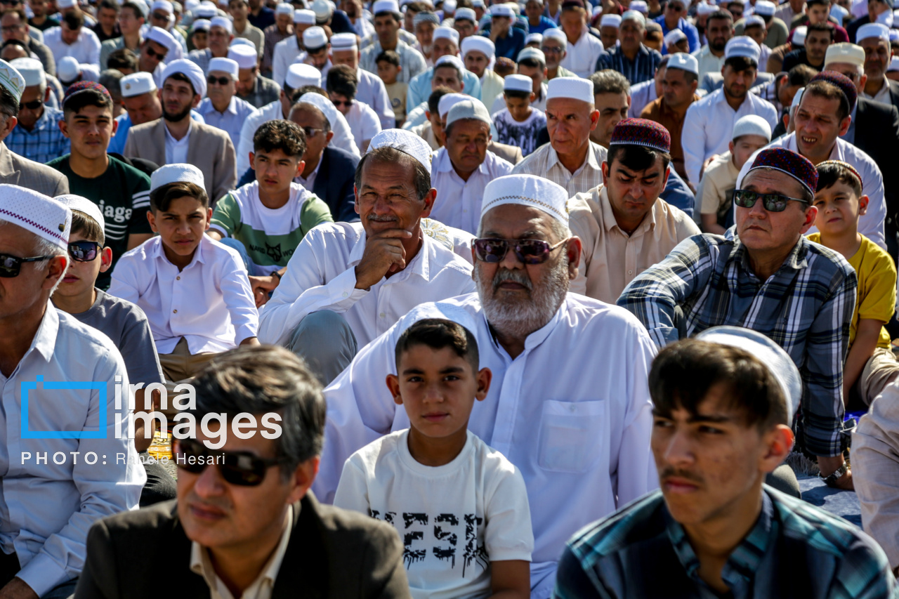 نماز عید «قربان» در بندر ترکمن