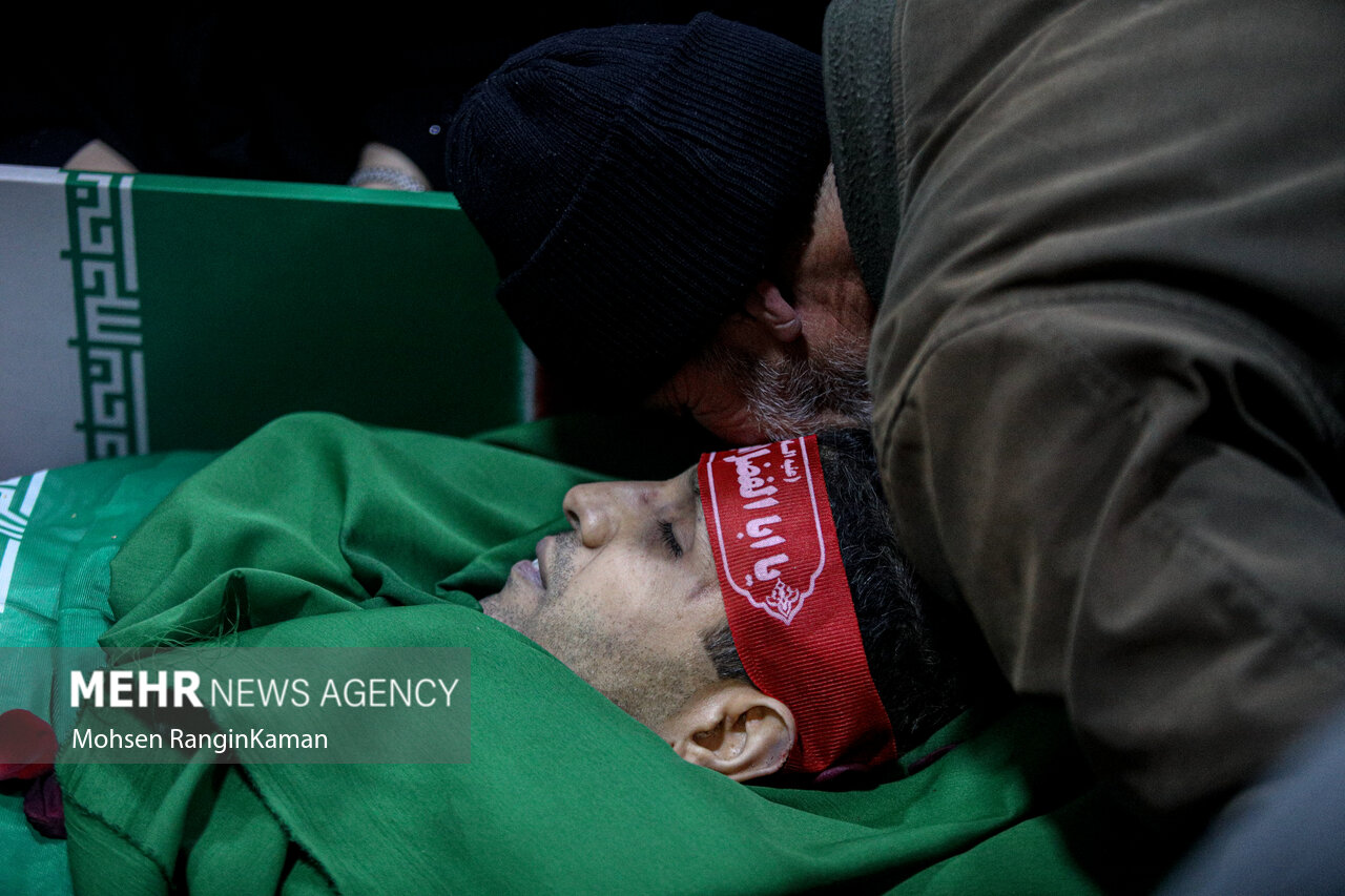 آیین وداع با پیکر مطهر شهیدالقدس