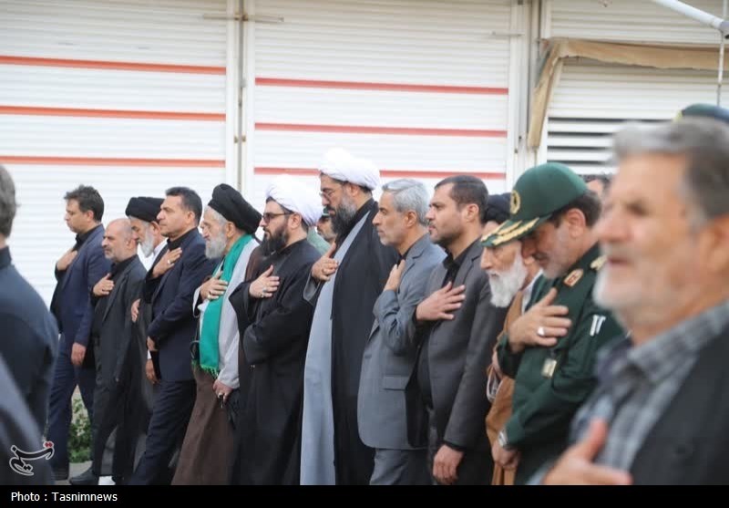 وداع مردم فامنین با آیت‌الله طه محمدی