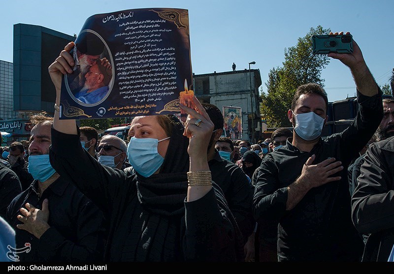 مراسم تشییع علامه حسن‌زاده‌ آملی