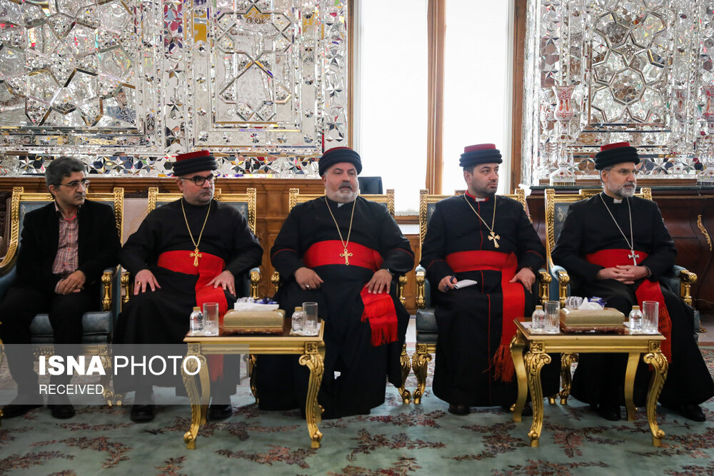 دیدار رهبر جهانی کلیسای شرق آشوری با قالیباف