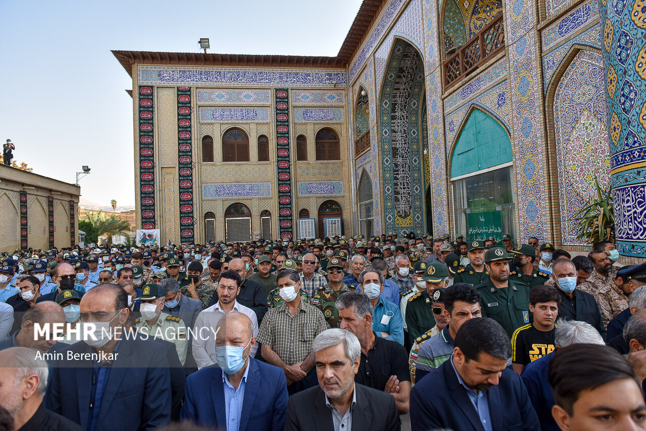 تشییع پیکر شهید «رضا زارع‌ مویدی»
