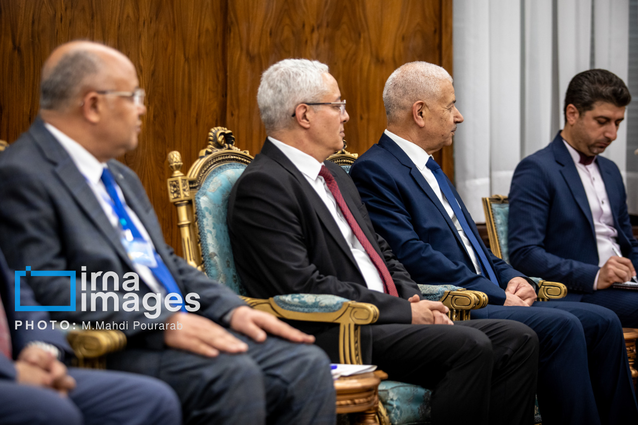 دیدار وزیر تجارت و صنایع دستی تونس با عارف