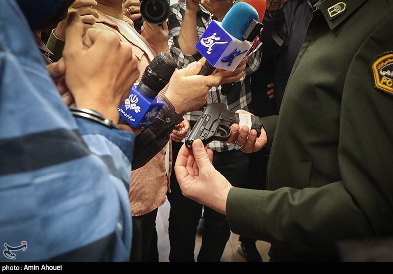  بازسازی صحنه سرقت مسلحانه از بانک