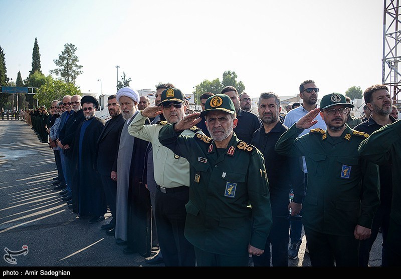 مراسم استقبال از پیکر سردار شهید غیب پرور 