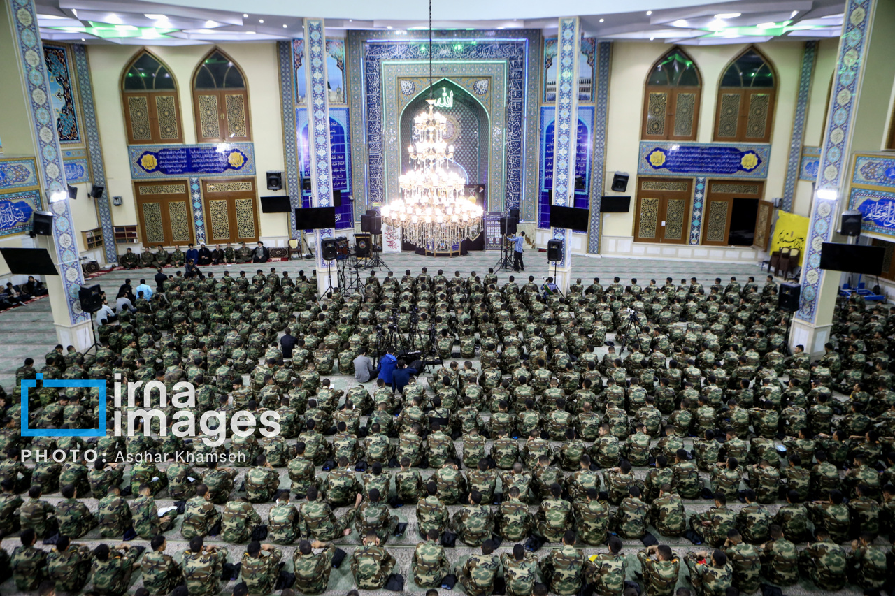 مراسم گرامیداشت شهدای قدس پدافند نیروهای هوایی ارتش