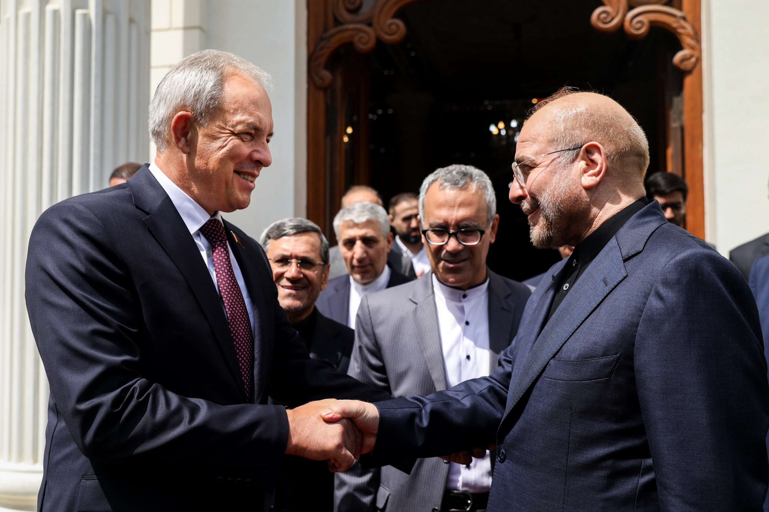 دیدار و گفت‌وگوی قالیباف و ایگور سرگینکو، رئیس مجلس ملی بلاروس