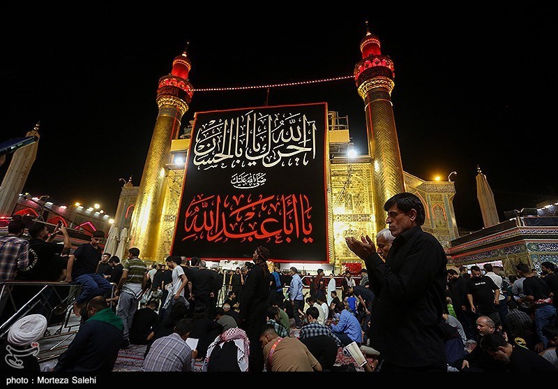  حال و هوای حرم مطهر حضرت علی (ع) در آستانه اربعین