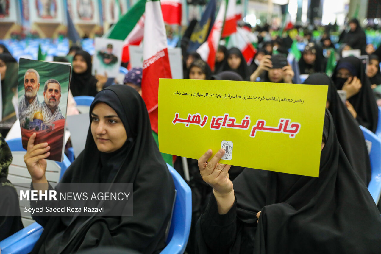 مراسم اربعین شهدای اقتدار ایران