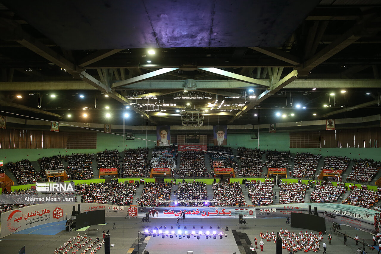 حضور رئیسی در مراسم روز جهانی صلیب سرخ و هلال احمر