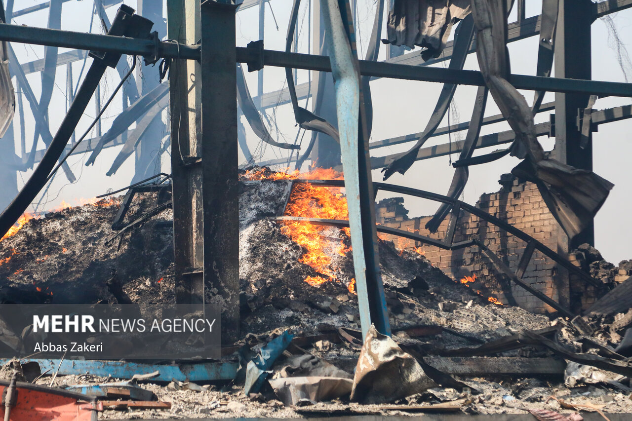 چهارمین روز حادثه انفجار در بندر شهید رجایی