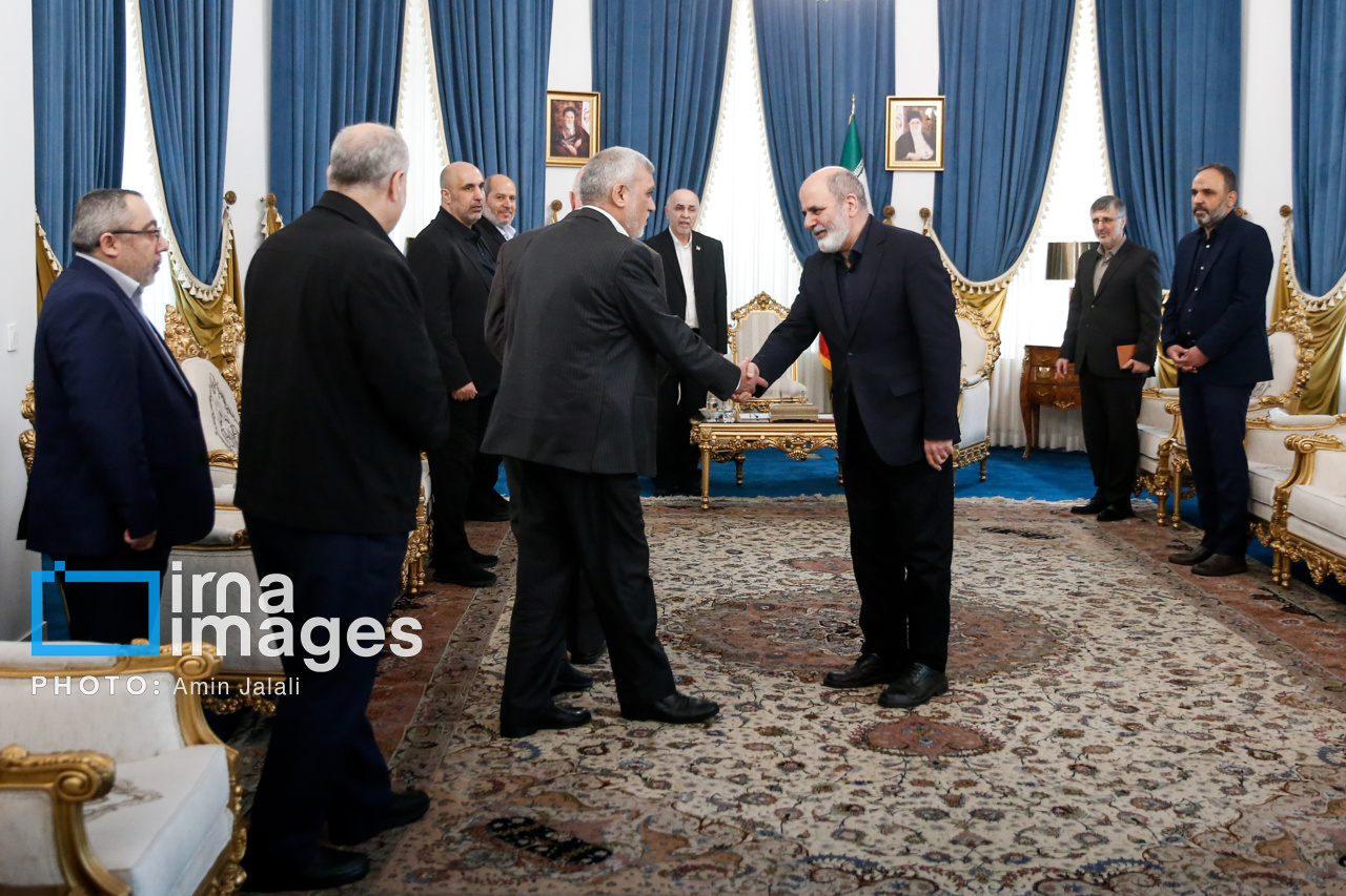 دیدار اعضای شورای رهبری حماس با احمدیان