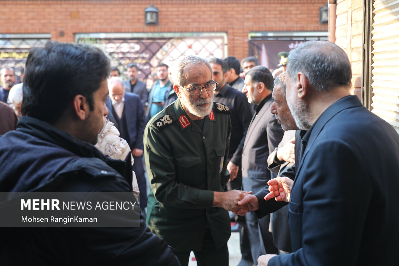 مراسم ختم والده سردار کوثری