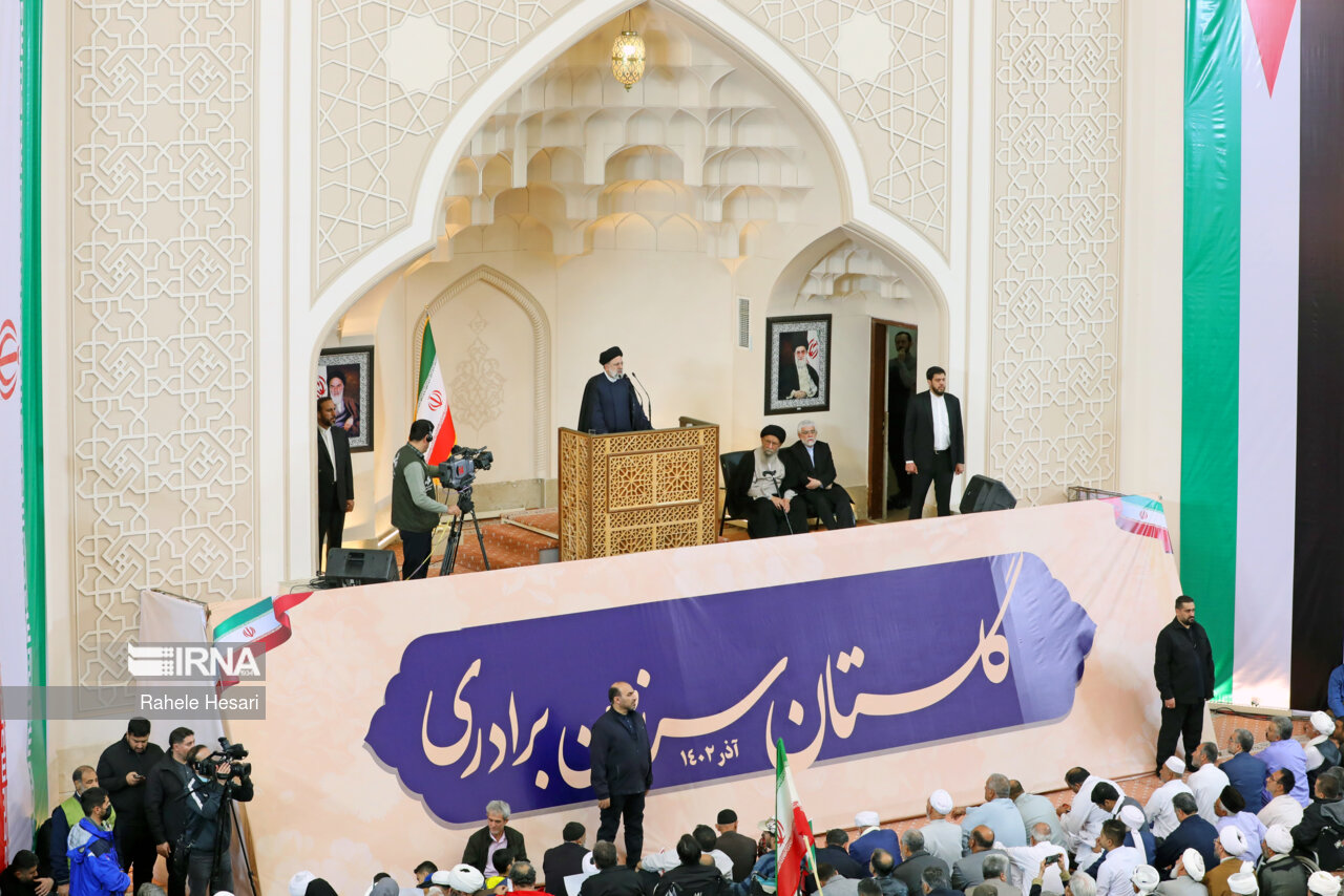 سخنرانی رئیس جمهور در جمع مردم گرگان