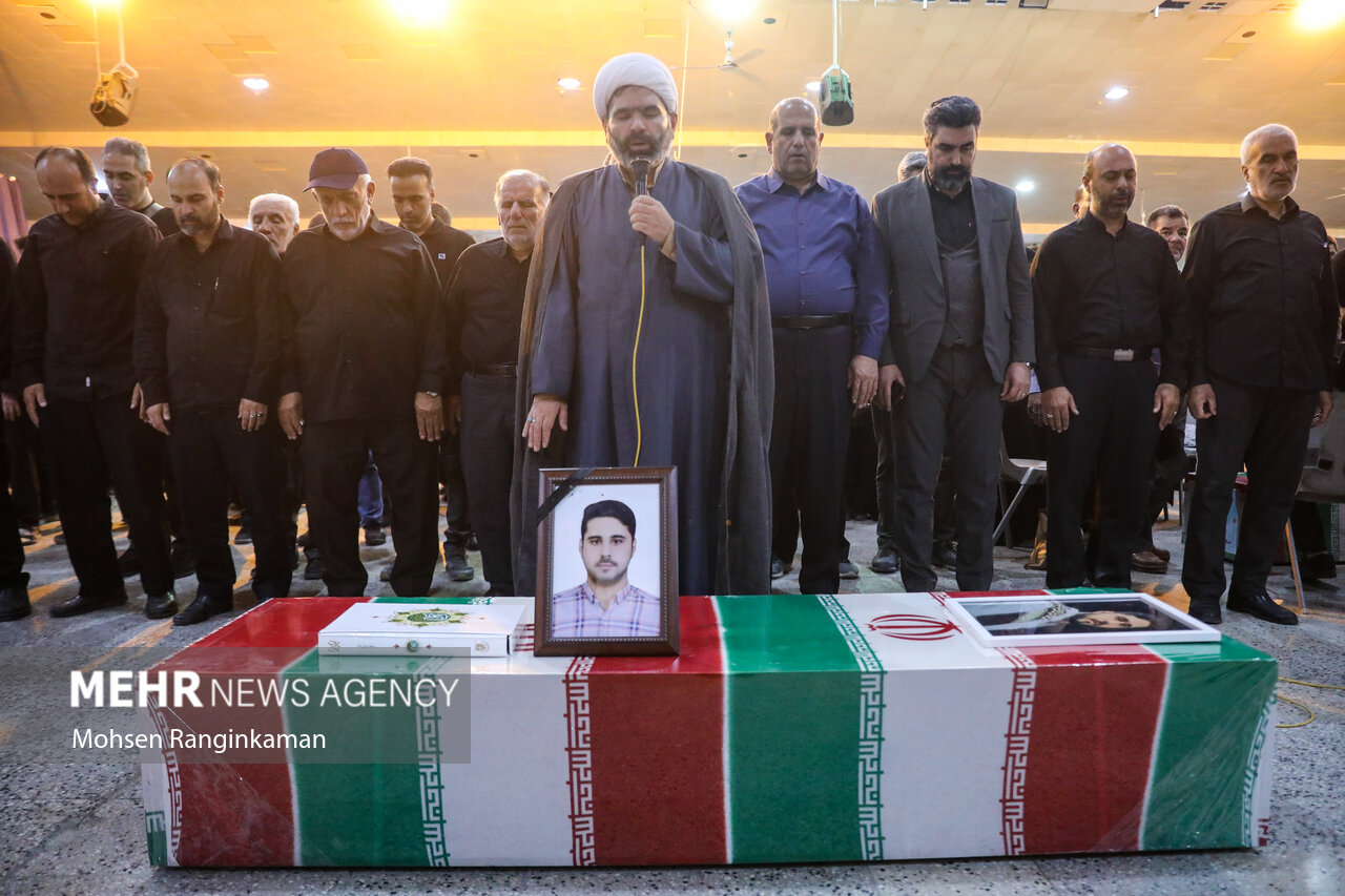 تشییع و تدفین پیکر شهدای حملات رژیم صهیونیستی در تهران