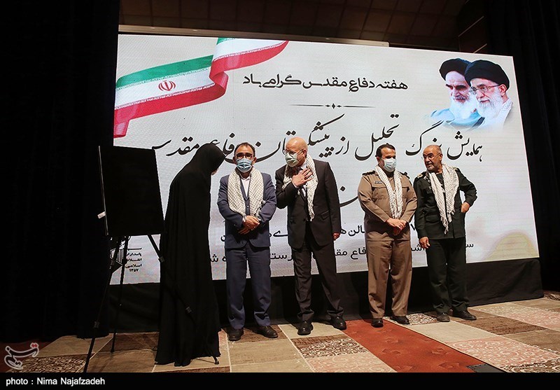 حضور قالیباف در همایش تجلیل از پیشکسوتان جهاد