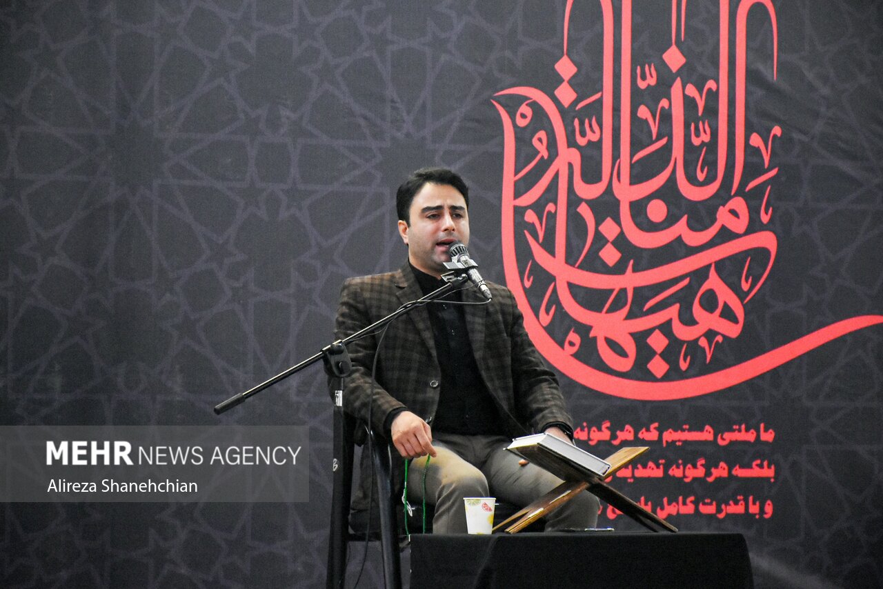 مراسم اربعین شهدای اقتدار ایران در رشت