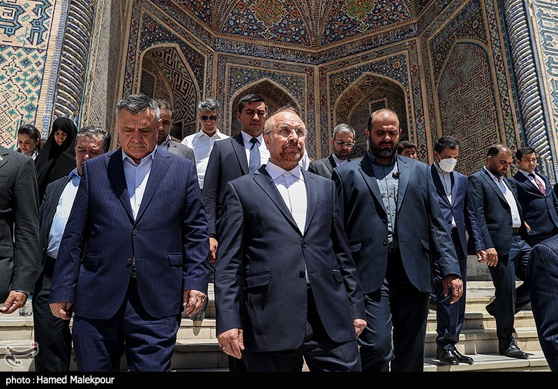 بازدید قالیباف از مراکز فرهنگی و تاریخی سمرقند و بخارا